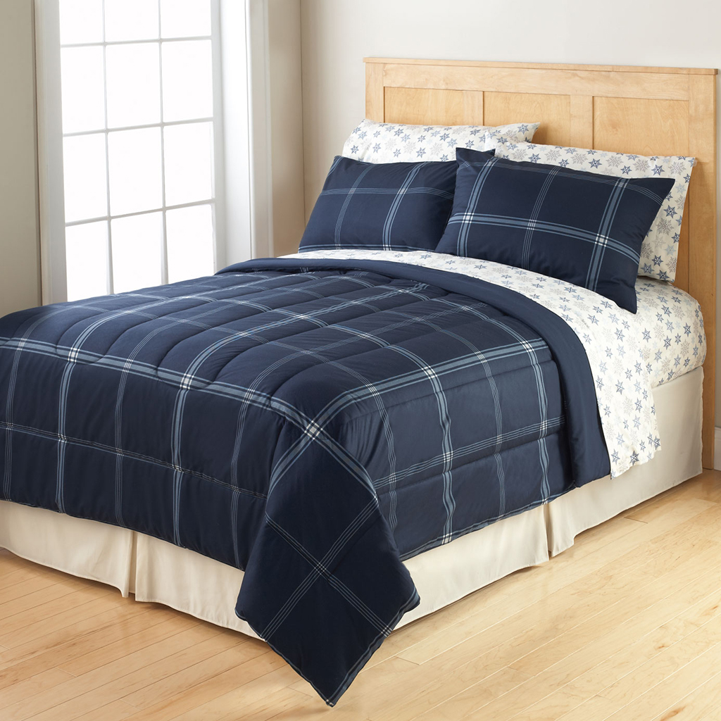 

Comfort Classics - MS Cozy Comforter Mini Set Comforter Mini Set - Blue - King