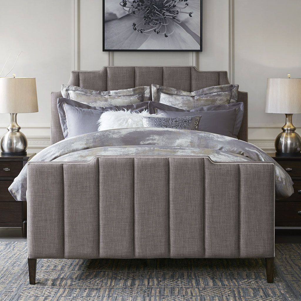 

Madison Park Signature - Wesley Bed - Dark Gray - Queen