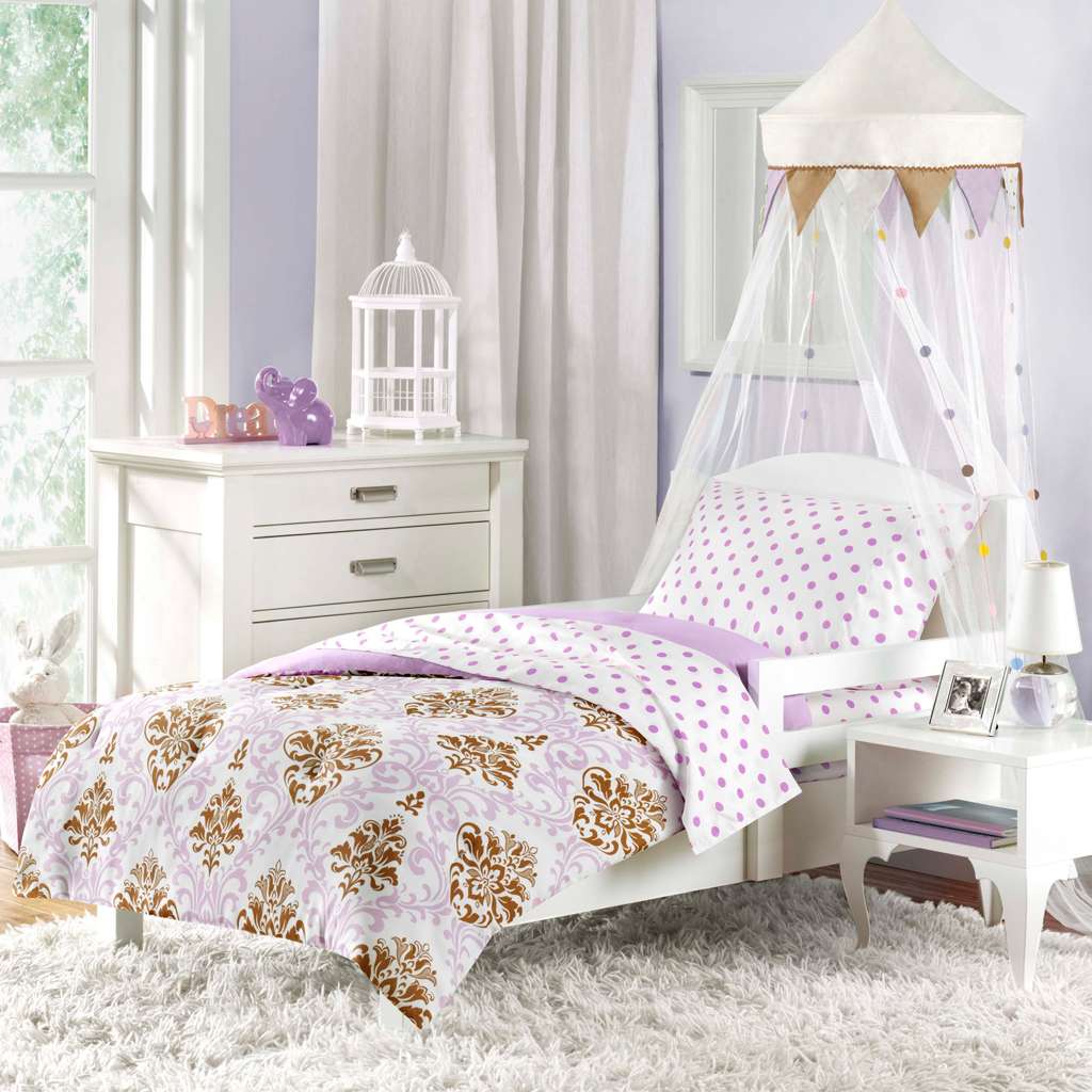 

Mi Zone - Lila Toddler Comforter Set - Purple - See below