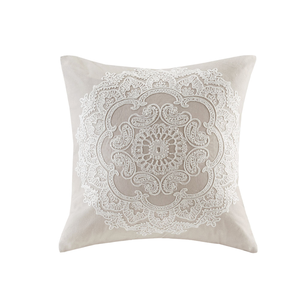 

Harbor House - Suzanna Square Pillow - Taupe - 18x18