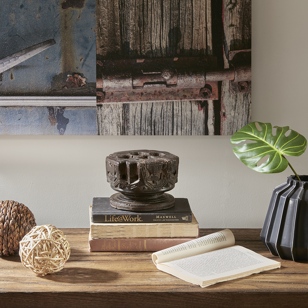 

INK+IVY - Carved Seeder Tabletop Decor - Natural - See below