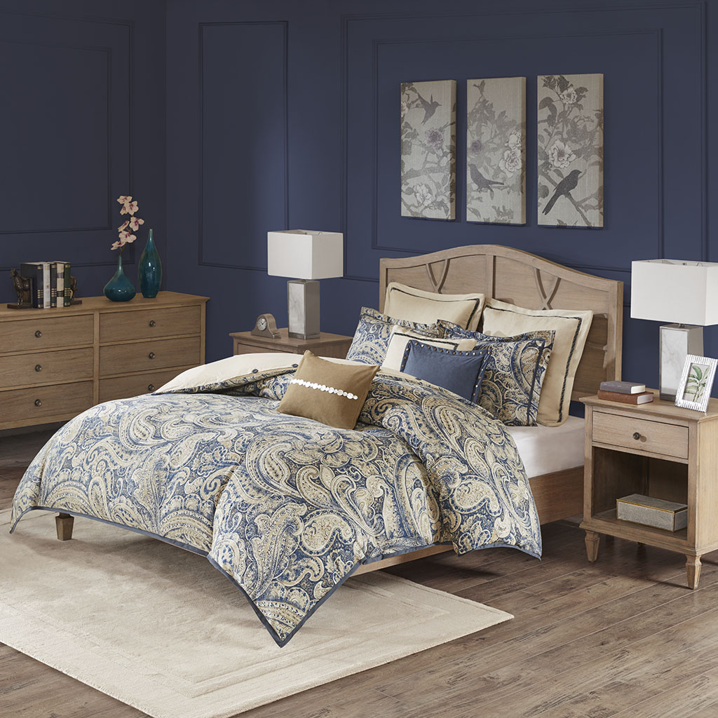 

Hampton Hill - Urban Chic Comforter Set - Navy - King