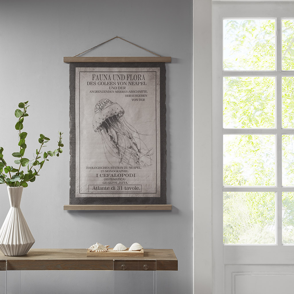 

Madison Park - Jellyfish Wall Art - Black - See below