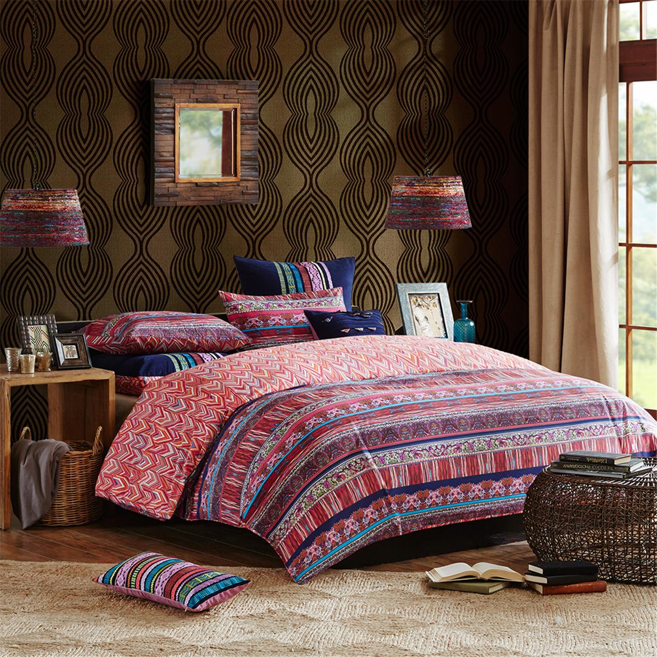 

Josie by Natori - Katina Comforter Mini Set - Multi - Full/Queen