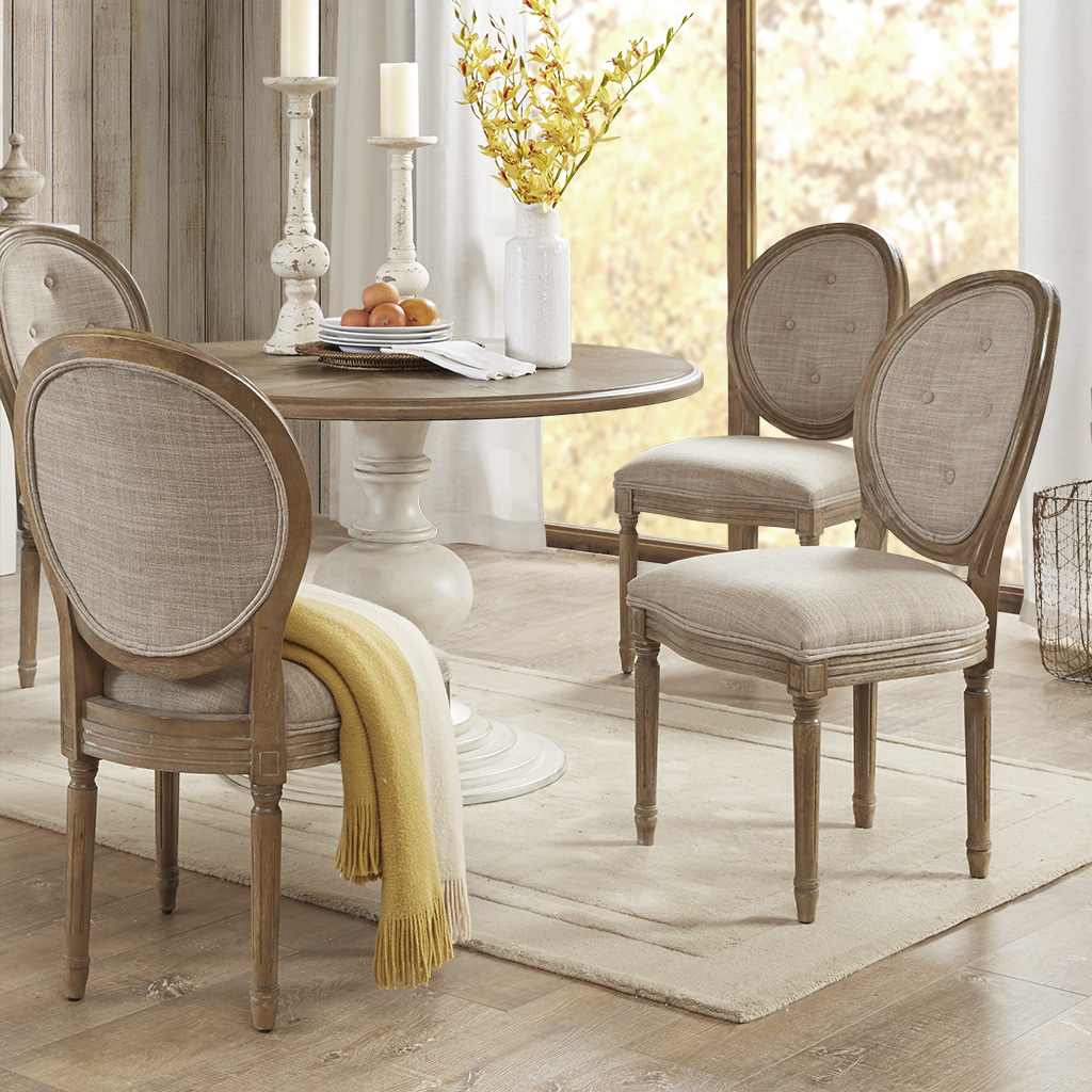 

Madison Park - Lexi Dining Chair (set of 2) - Taupe - See below