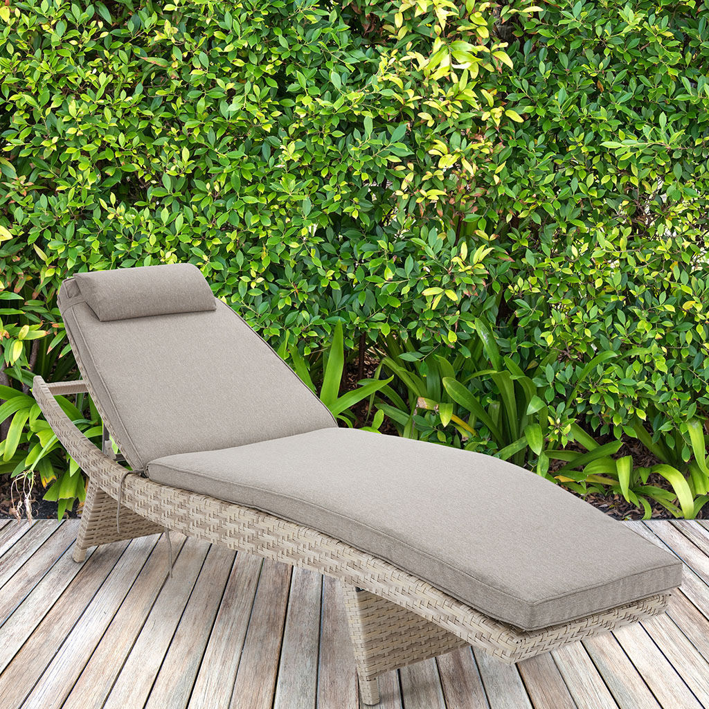 

INK+IVY - Kelsey Outdoor Chaise - Sand - See below
