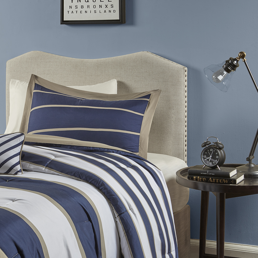 

Madison Park - Devan Upholstery Headboard - Beige - Twin
