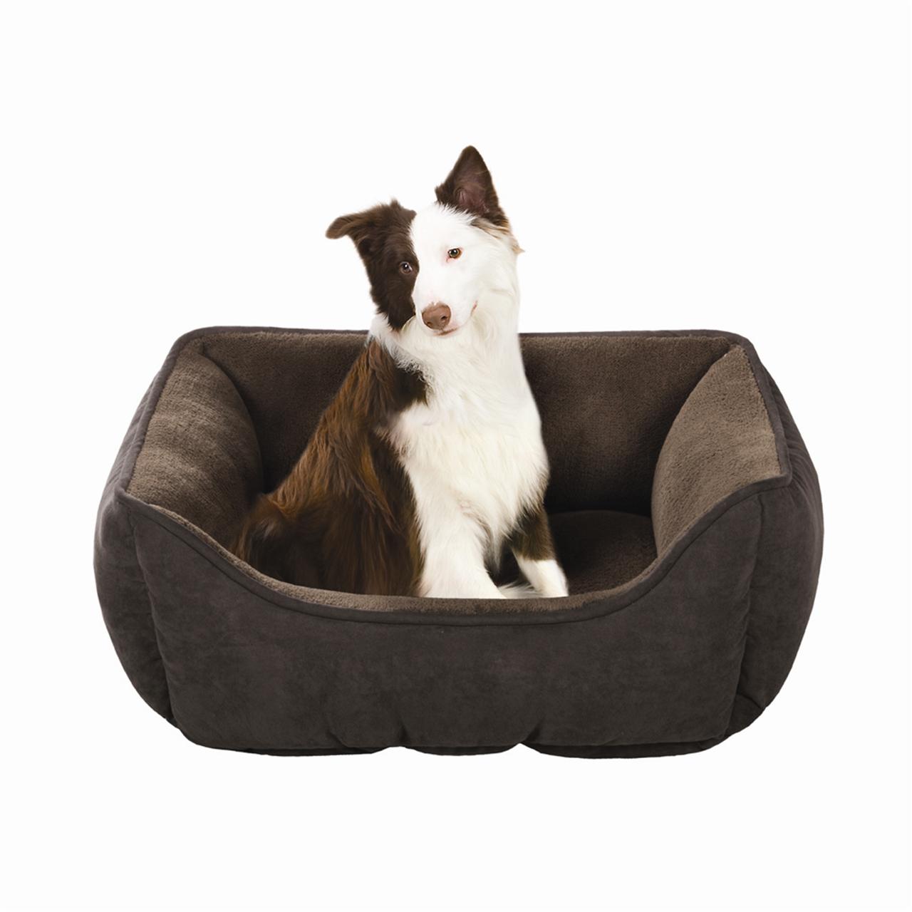 

Soft Touch - Faux Suede Pet Cuddler Bed Faux Suede Pet Cuddler Bed - Brown - 24x34