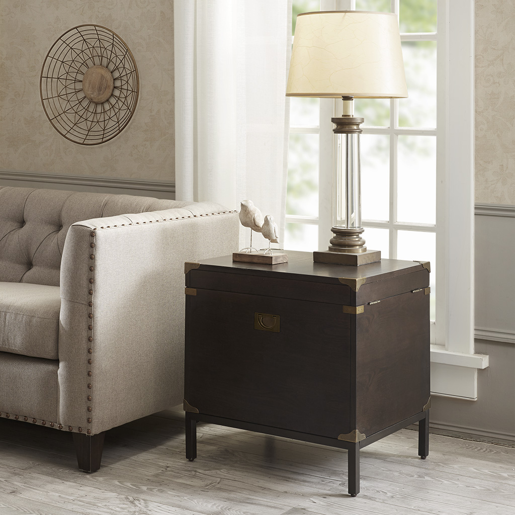 

Madison Park Signature - Voyager End Table - Brown - See below