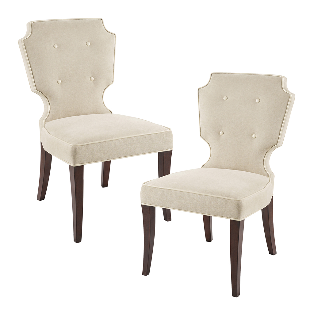 

Madison Park - Camille Dining Chair (Set of 2) - Cream - See below