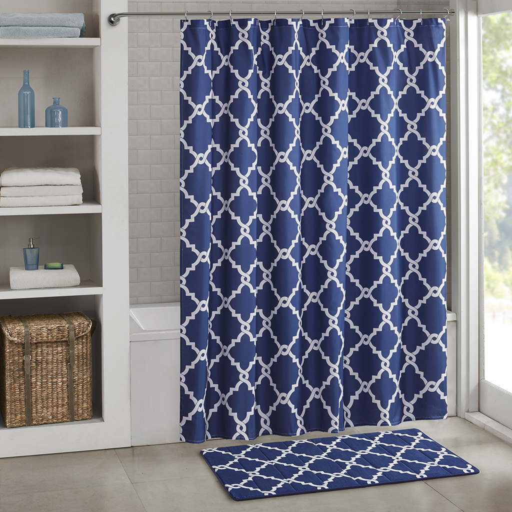 

Madison Park Essentials - Merritt Reversible Memory Foam Rug - Navy - 20x30