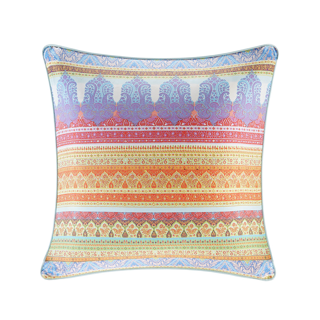

Echo Design - Sofia Printed Cotton Euro Sham - Multi - 26x26