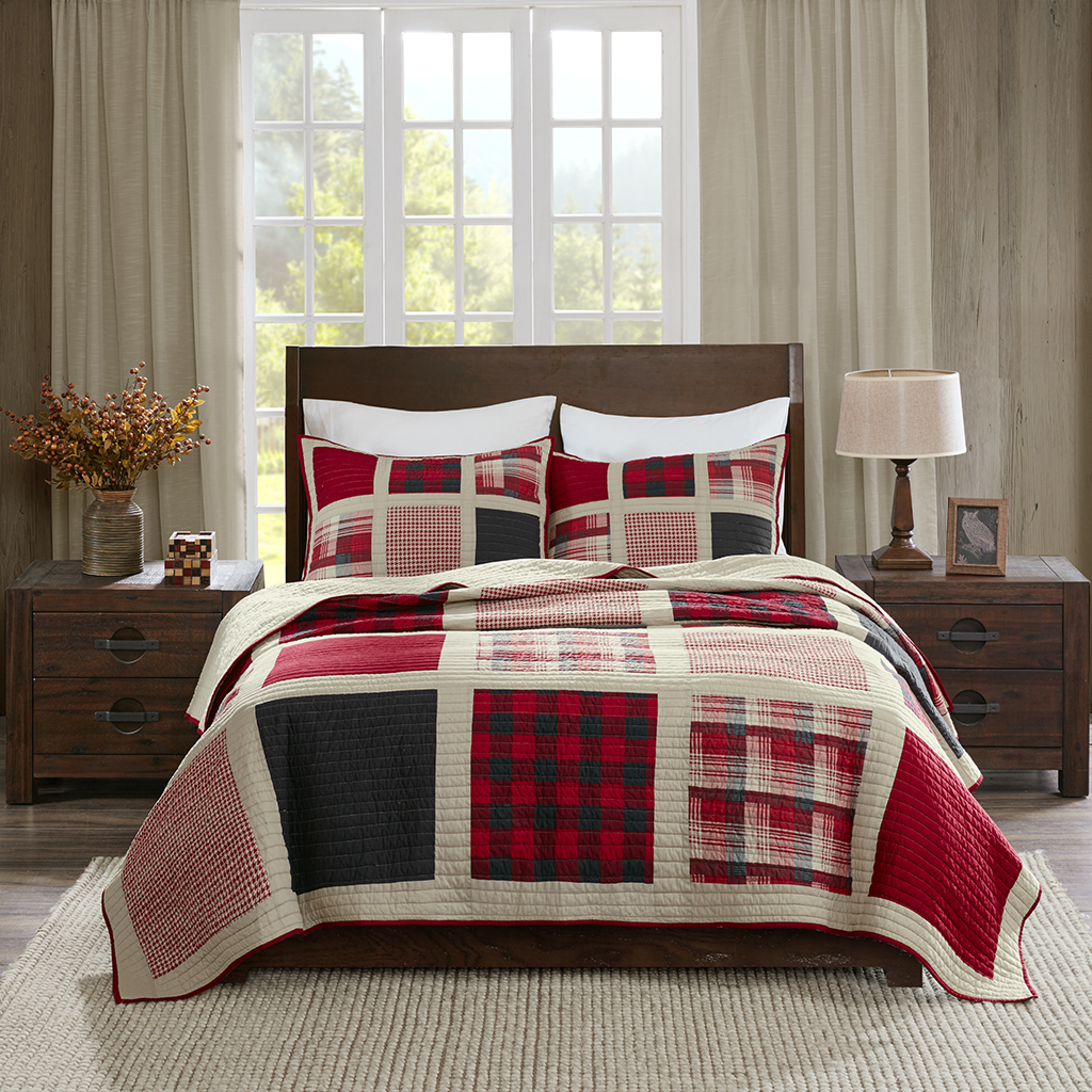 

Woolrich - Huntington Quilt Mini Set - Red - Full/Queen