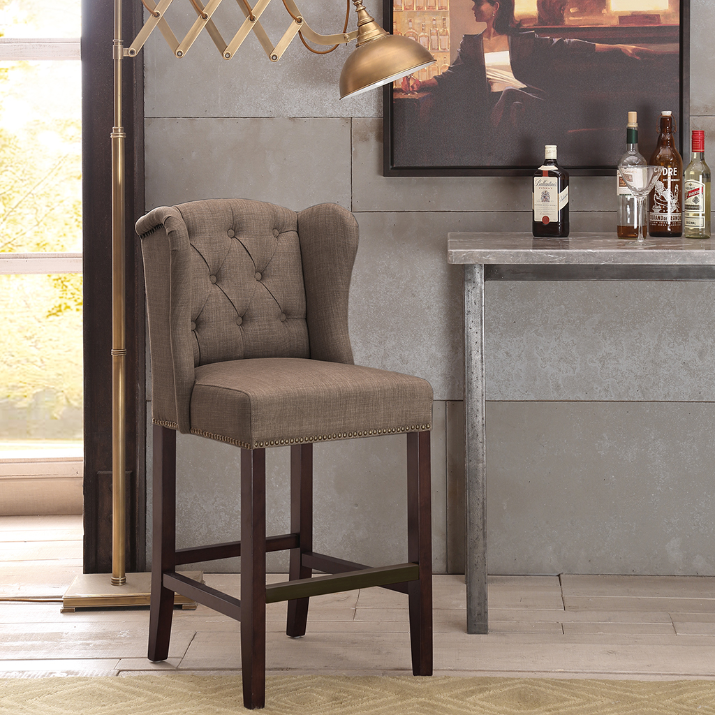 

Madison Park - Jodi Counter Stool - Taupe - See below