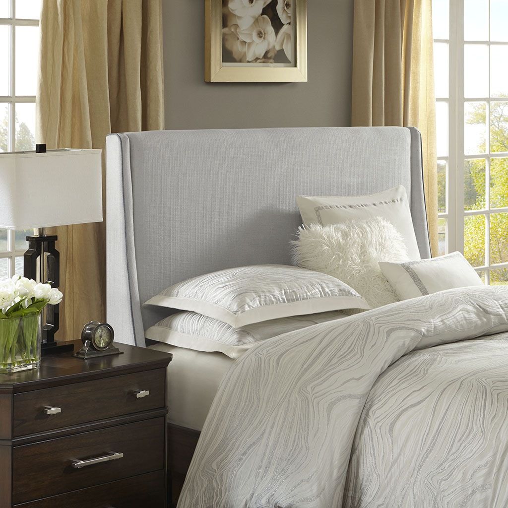

Madison Park Signature - Burgess Queen Headboard - Linen - Queen