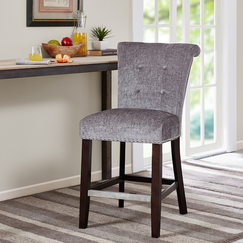 

Madison Park - Colfax Counter Stool - Grey - See below