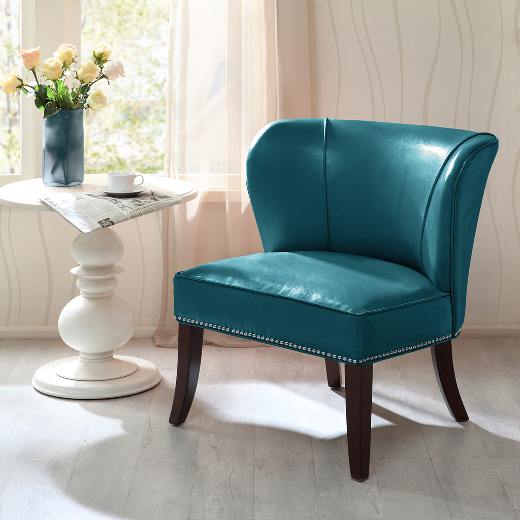 

Madison Park - Hilton Armless Accent Chair - Blue - See below