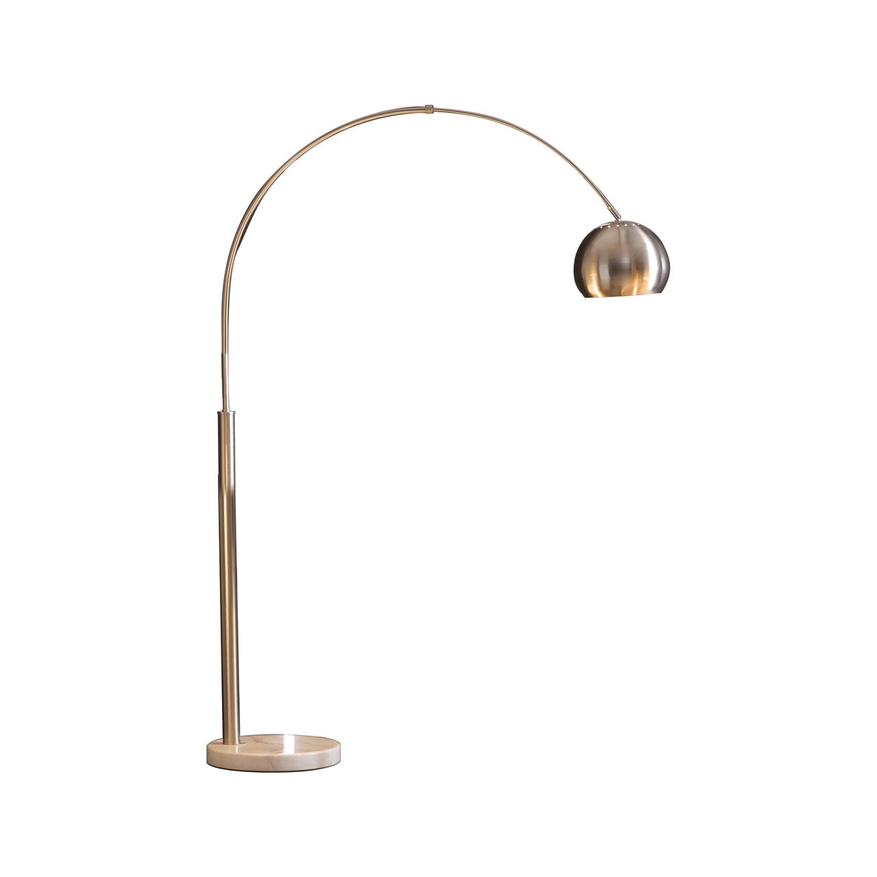 

INK+IVY - Menlo Nickel Floor Lamp - Silver - See below