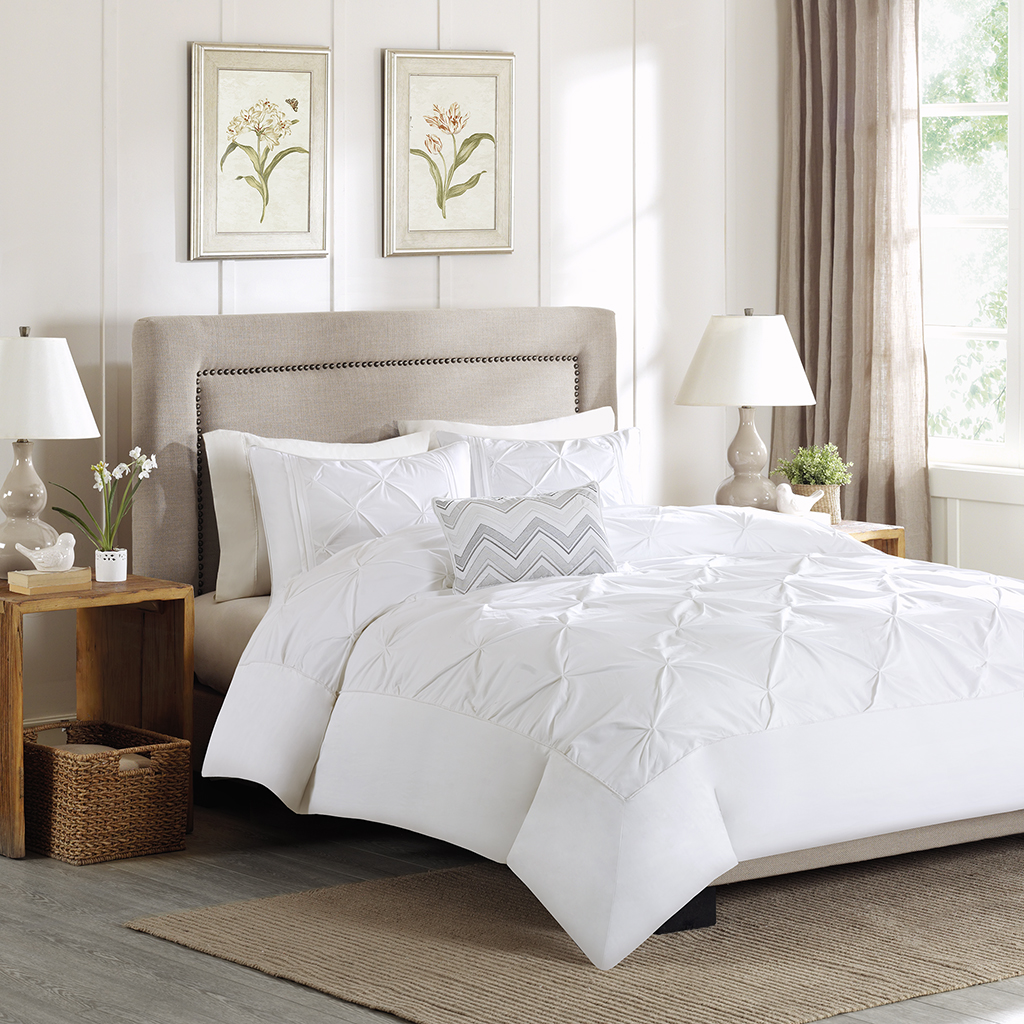 white duvet cover