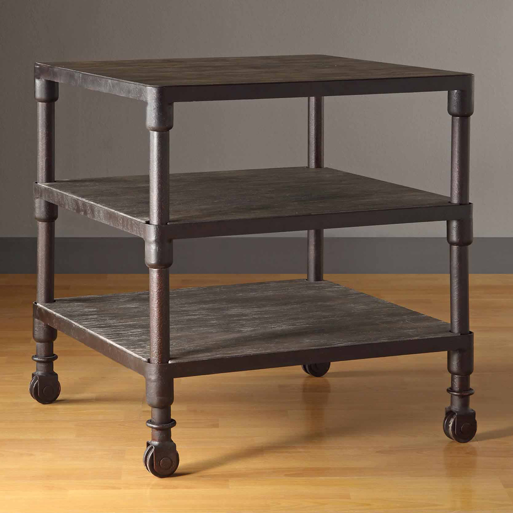 

Madison Park - Cirque 3 Tier End Table - Grey - See below