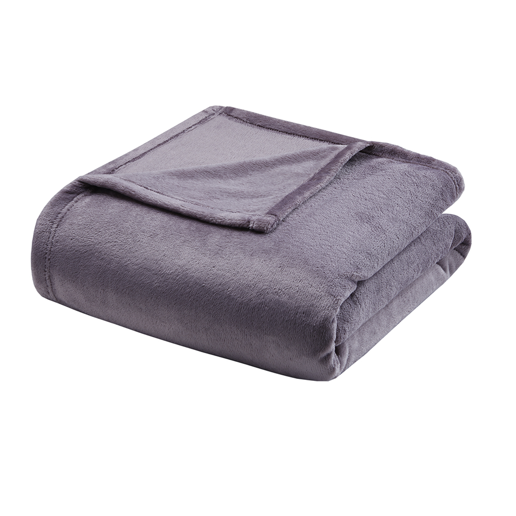 

Madison Park - Microlight Blanket - Purple - Twin