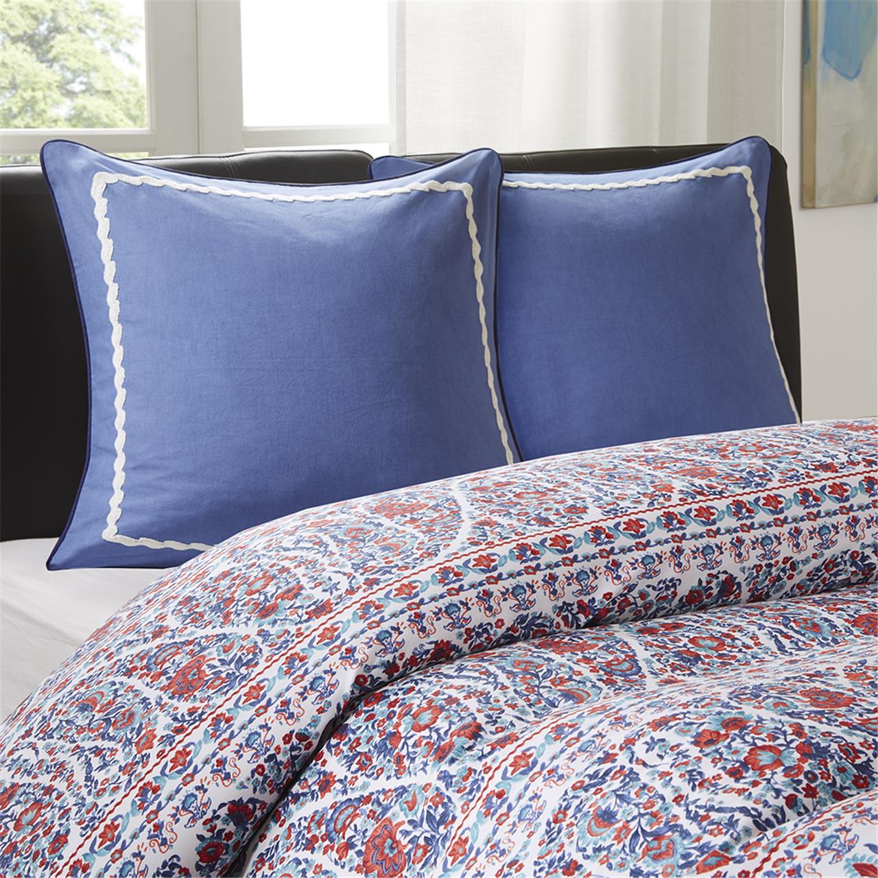 

Echo Design - Woodstock Euro Sham - Blue - Euro Sham