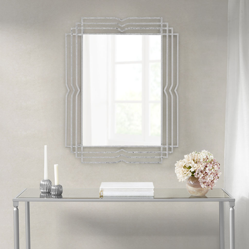 

Madison Park - Monroe Mirror - Silver - See below
