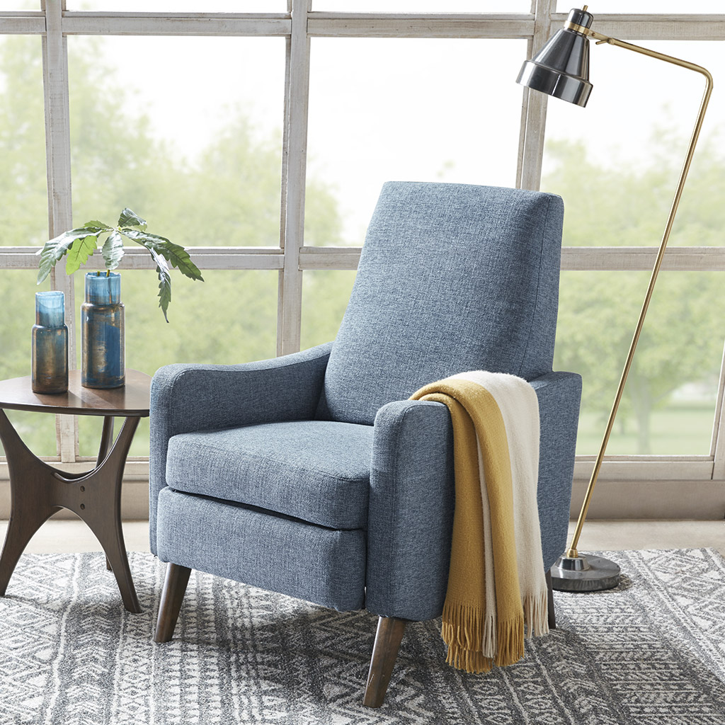 

INK+IVY - Dannon Recliner - Blue - See below
