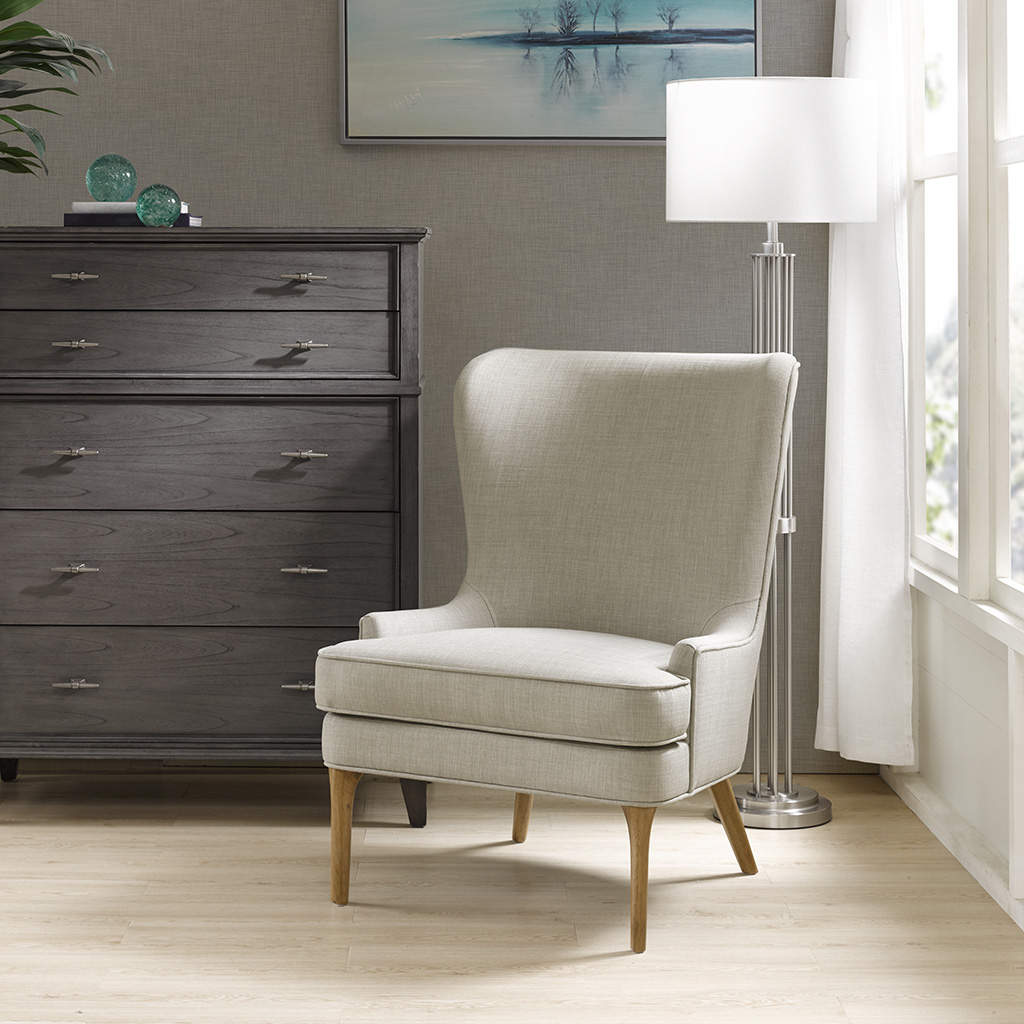 

Madison Park Signature - Erin Accent Chair - Silver - See below