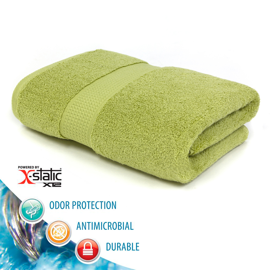 

Tao - XT2 Bath Towel - Green - See below