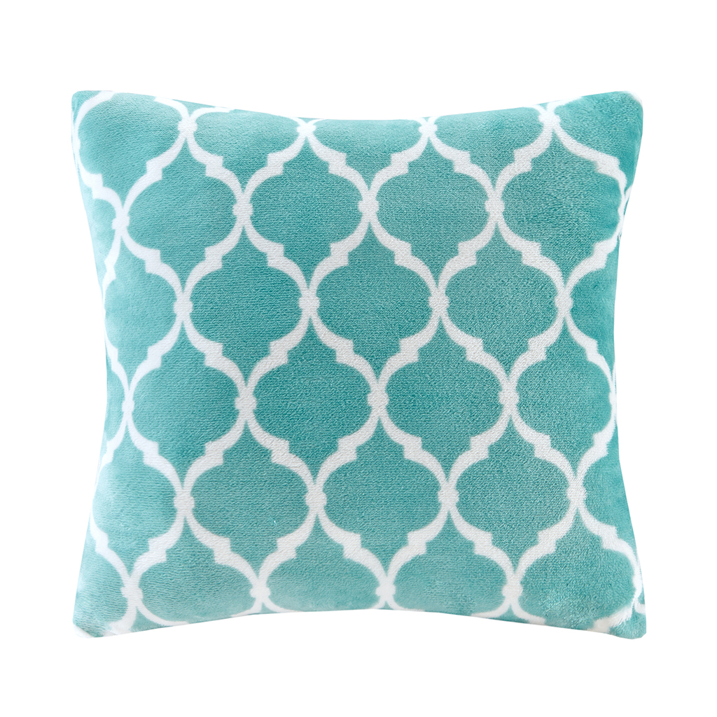 

Madison Park - Ogee Square Pillow - Aqua - 20x20