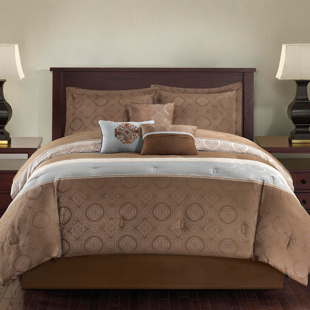

Avenue 8 - MS Duncan 7 Piece Comforter Set - Blue - Full