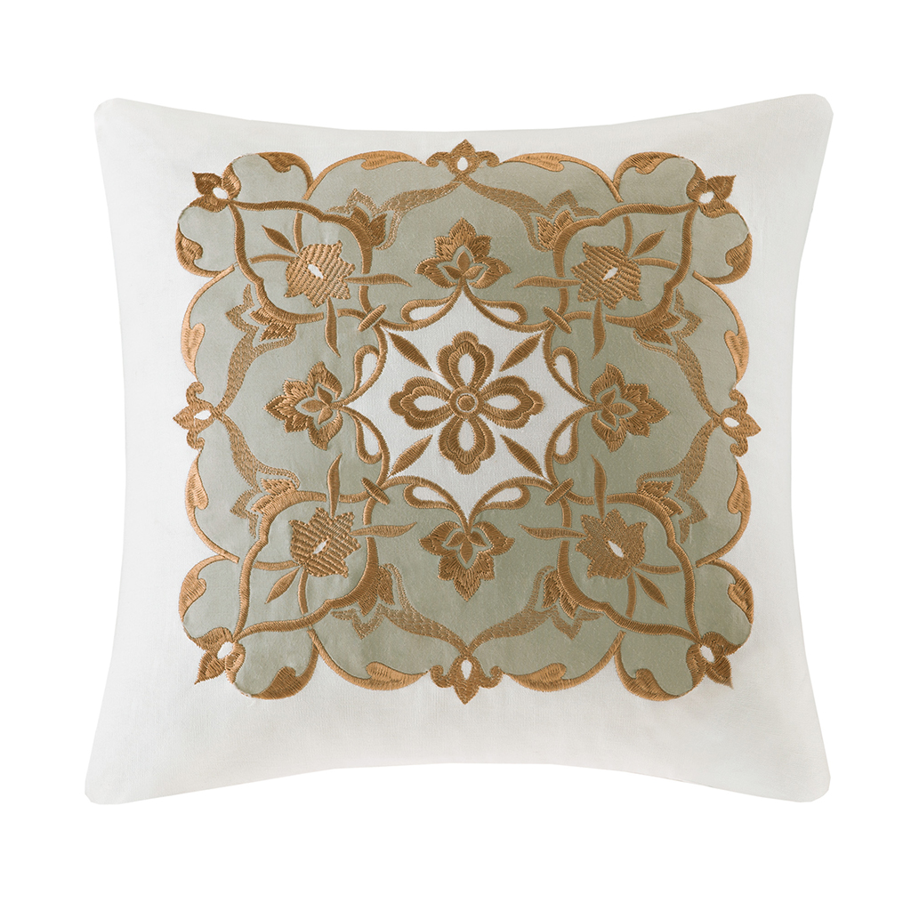 

Harbor House - Cline Square Pillow - White - 18x18