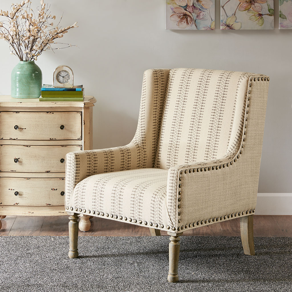 

Madison Park - Simmons Accent Chair - Tan/Natural - See below