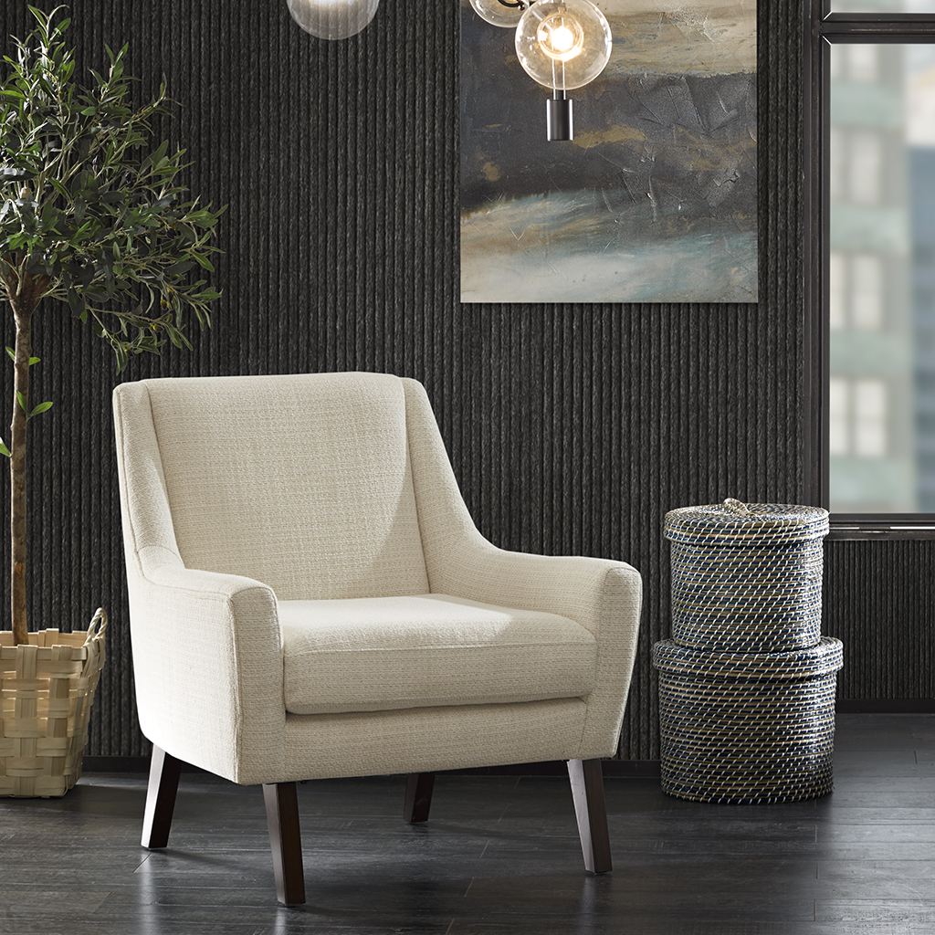 

INK+IVY - Scott Accent Chair - Cream/Morrocco - See below