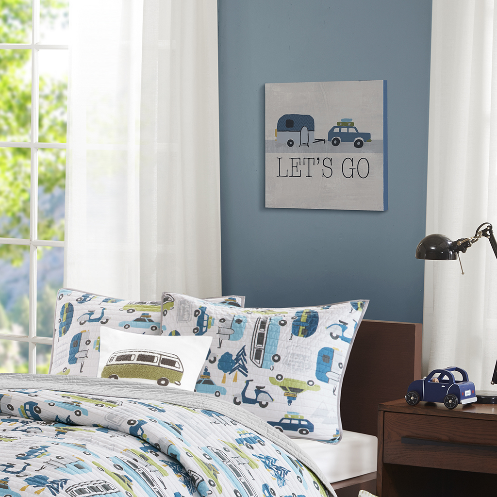 

INK+IVY Kids - Let Us Go MDF Box - Blue - See below