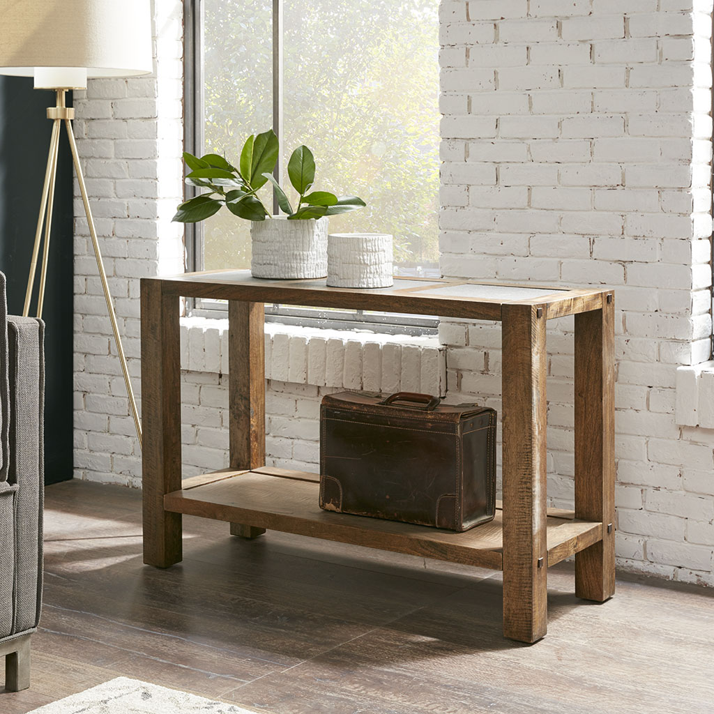 

INK+IVY - Pacific Console Table - Light Brown - See below