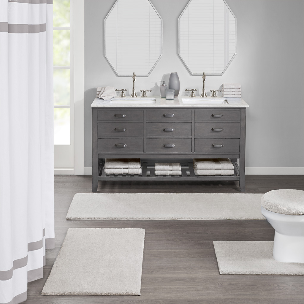 

Madison Park Signature - Marshmallow Bath Rug Collection - Taupe - Standard Lid