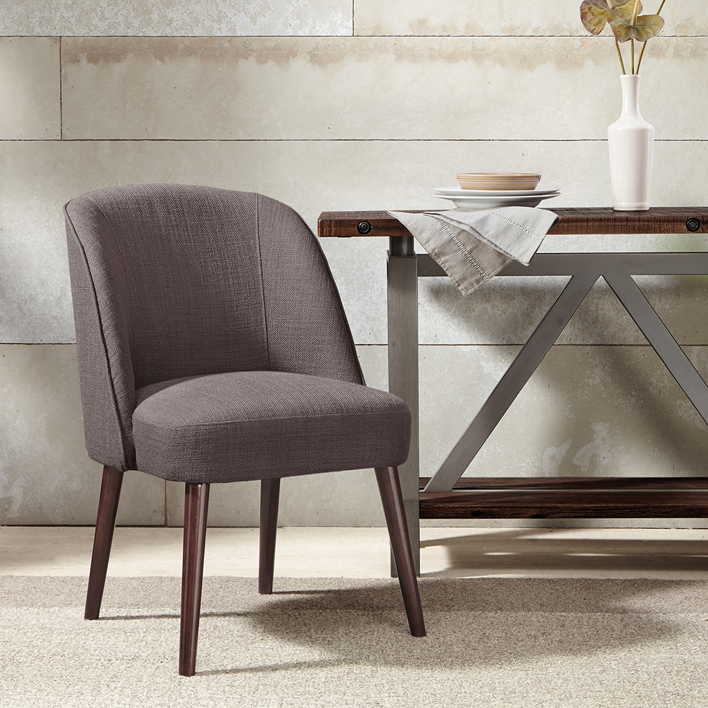 

Madison Park - Bexley Rounded Back Dining Chair - Charcoal - See below