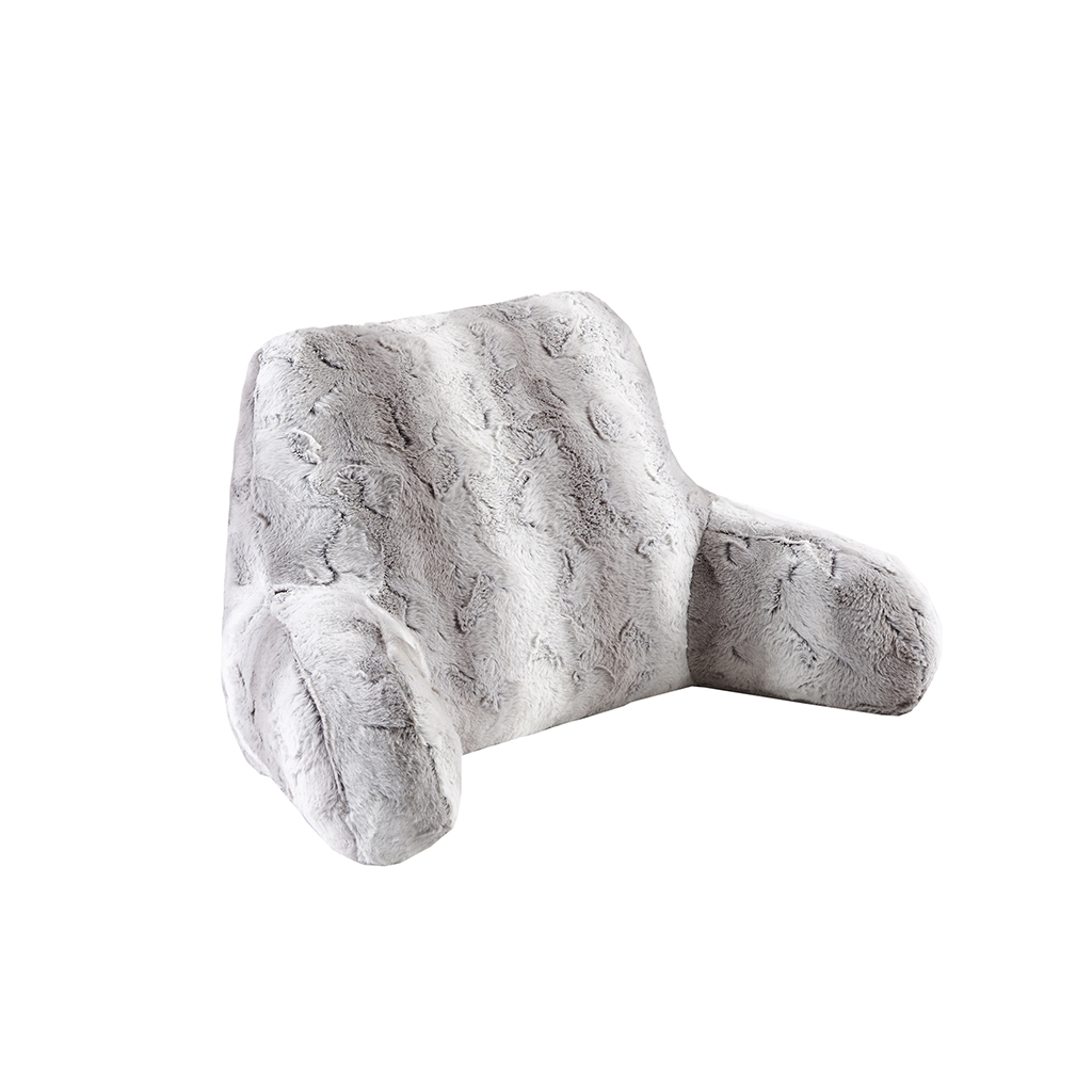 

Madison Park - Zuri Faux Fur Backrest - Grey - See below