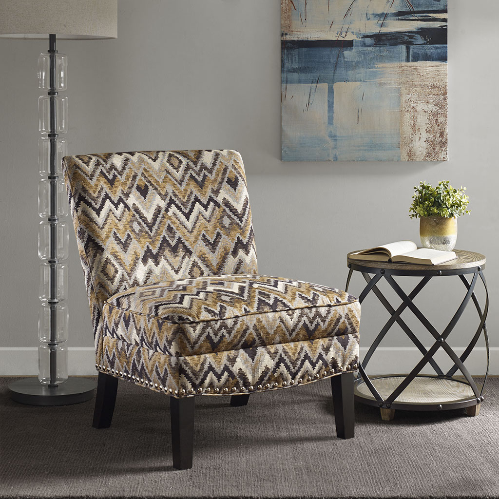 

Madison Park - Hayden Slipper Accent Chair - Grey - See below