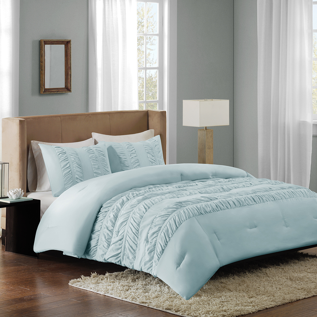 

Avenue 8 - Deanna Comforter Mini Set - Blue - King