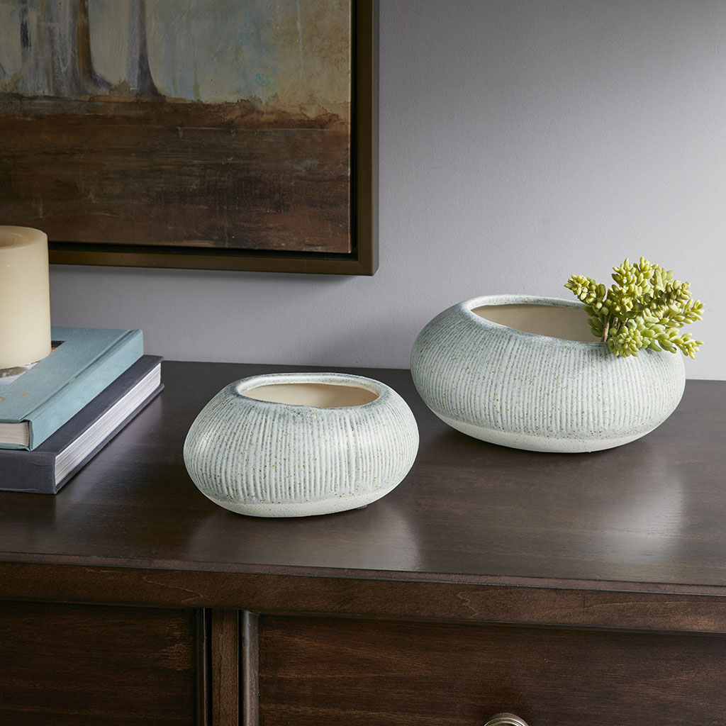 

Madison Park Signature - Lloyd Ceramic Bowl - Sand - See below