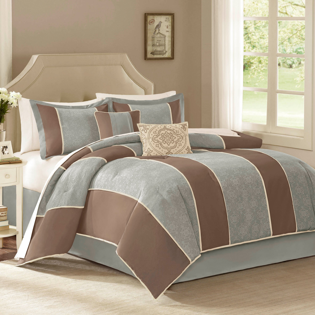 

Avenue 8 - Dunstan 6 Piece Luxury Sets - Blue - Queen