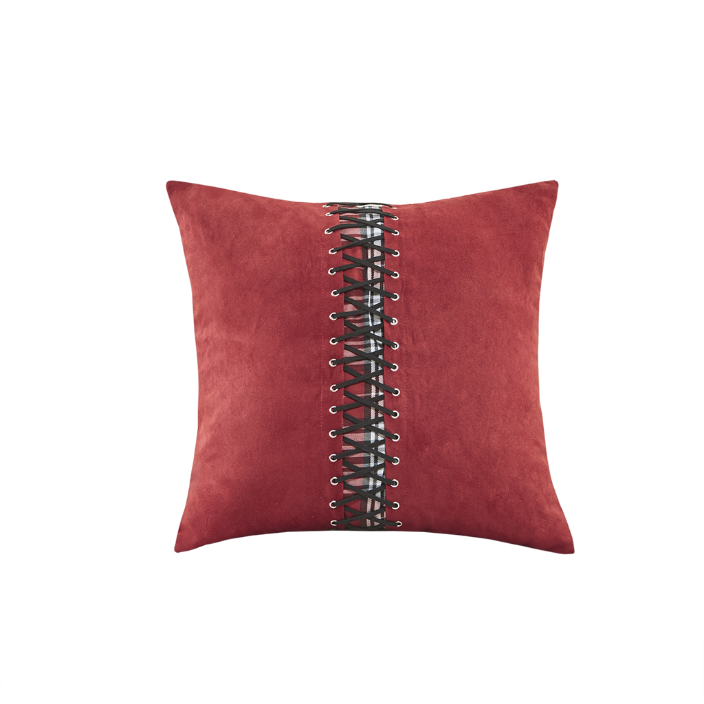 

Woolrich - Williamsport Plaid Square Pillow - Red - 18x18