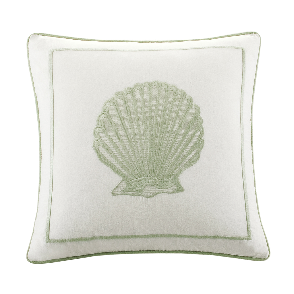 

Harbor House - Brisbane Square Pillow - White - 16x16''