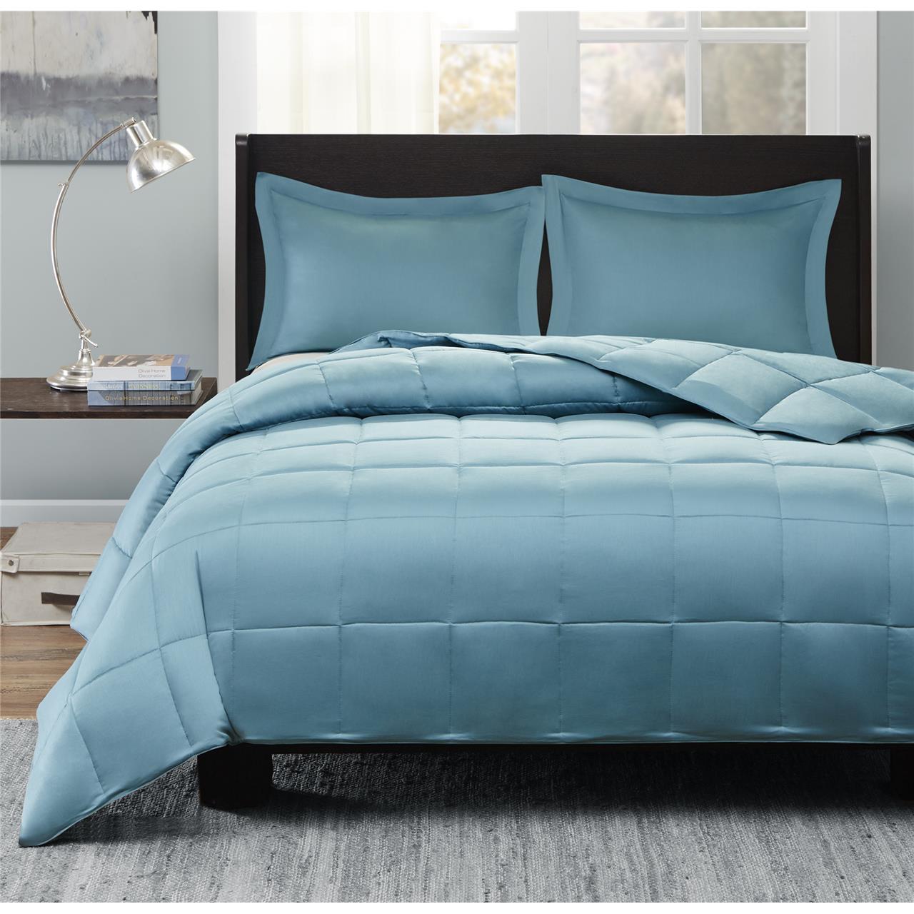 

Sleep Philosophy - Kasidy Thinsulate Comforter Mini Set - Teal - Twin