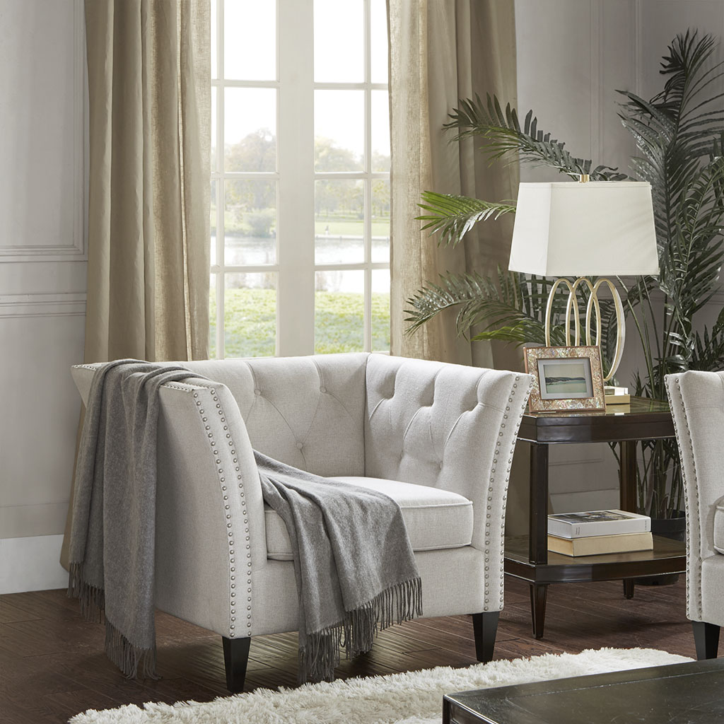 

Madison Park Signature - Madilyn Accent Chair - White - See below