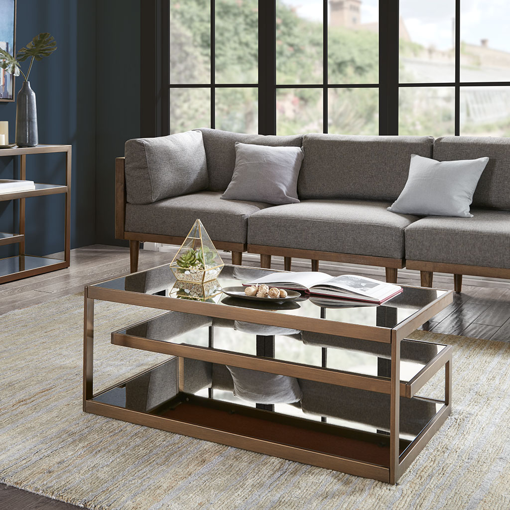 

INK+IVY - Garett Coffee Table - Bronze - See below