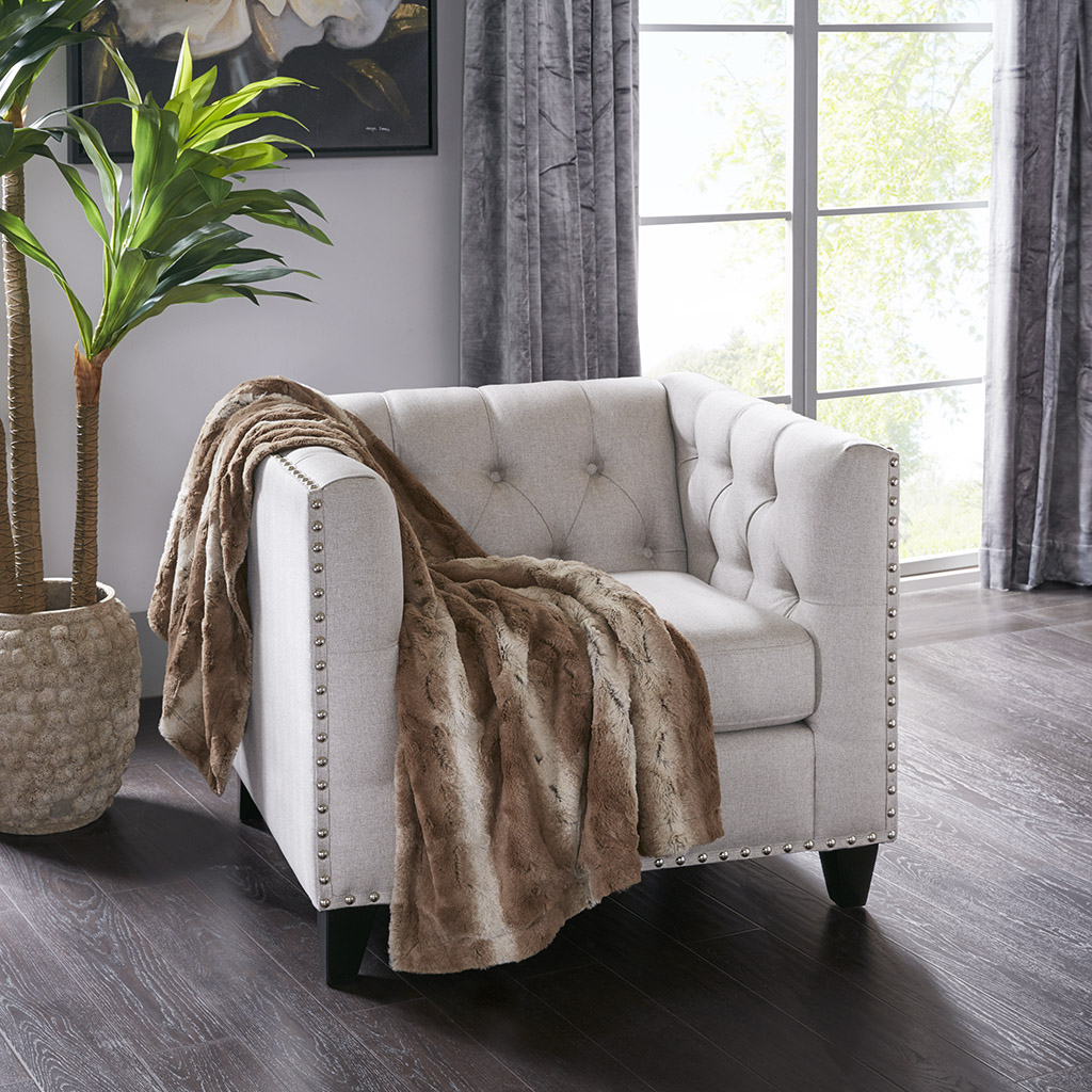 

Madison Park Signature - Hemingway Lounge Chair - Cream - See below